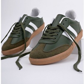 Resim Muggo Gordon Ortopedik Günlük Garantili Bağcıklı Unisex Yürüyüş Koşu Sneaker Spor Ayakkabı - Haki 