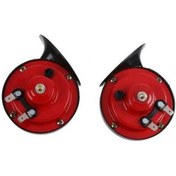 Resim Novahub 24v Çift Tonlu Araba Korna, Motosiklet, Motosiklet İçin Su Geçirmez Hava Kornası, Yüksek/düşük Ses Seçenekleri 