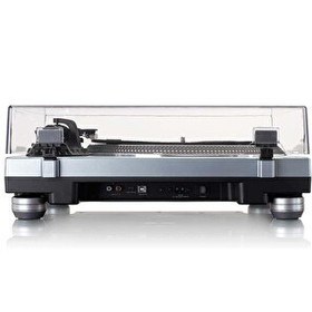 Resim Lenco L-3809ME Turntable - Direct Drive USB Metalik Mavi Pikap 