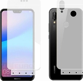 Resim Huawei P10 Plus İle Uyumlu Ön-Arka Darbe Emici HD Ekran Koruyucu Kaplama 