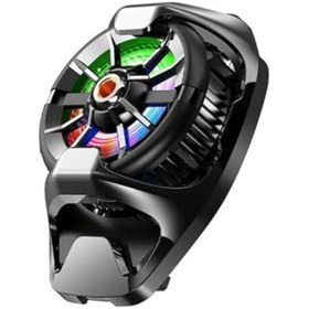 Resim Coofbe Kablolu Soğutma Levhalı 18W Ultra Hızlı Motorlu Telefon Soğutucu Radyatör Ios Android Uyumlu 