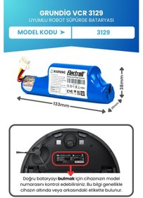 Resim Grundig Vcr 3129 Uyumlu Batarya Standart Kapasite 2500mah Pil 