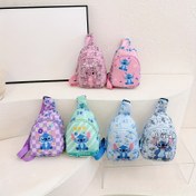 Resim Disney Stitch Rahat Omuz Çantası, Küçük Sırt Çantası Göğüs Çantası, Hafif Sevimli Çapraz Çanta - Mükemmel Bir Tatil Ve Doğum Günü Hediyesi. 