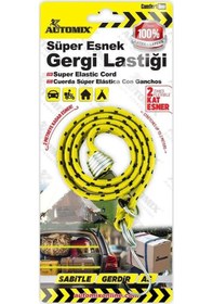 Resim Automix Süper Esnek Gergi Lastiği 2 Metreye Kadar Esneyen Bagaj Ahtapotu Üniversal %100 Lateks Tekli 044903 1 Adet 