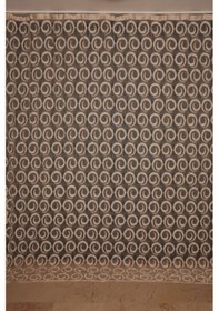 Resim Vakko Model Vizon Renk İp Perde Hazır Düğmeleri Dikilmiş İp Perde 300 270 Cm Vizon 