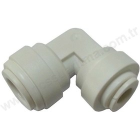 Resim 3/8 -1/4 Inç Quick Dirsekli Hortum Birleştirici Konnektör 