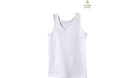 Resim Blackspade Erkek Çocuk Organik Atlet 9400 - Beyaz 