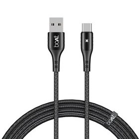 Resim Boat A600 USB Type-C Cable, Mercurial Black 