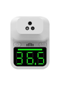 Resim Duvar Tipi Kızılötesi Ateş Ölçer - Anında Sonuç, Çift Dil, Usb Şarj, 3 Kurulum Seçeneği 