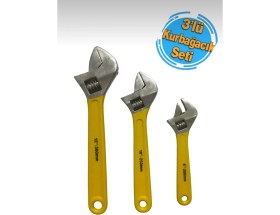 Resim Rodi Tools 3 Parça Kurbağacık Anahtar Seti 8''-200 Mm, 10''-250 Mm, 12''-300 mm Izoleli 