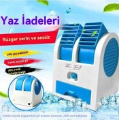 Resim Mengtuo Taşınabilir Usb Çift Bağlantı Noktalı Çok Fonksiyonlu Soğutma Küçük Fan Siyah Pa 