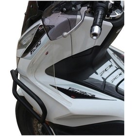 Resim GP Kompozit Honda PCX 125 / 150 2018-2020 Uyumlu Bacak Koruma Siyah 