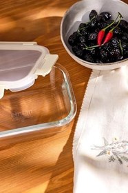 Resim Emsan Soft 640 ml Borosilikat Saklama Kabı 