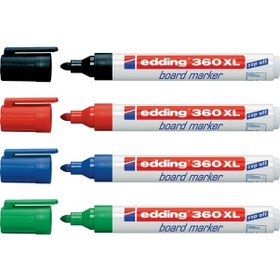 Resim Edding 360Xl Beyaz Tahta Kalemi 4 Ana Renk 