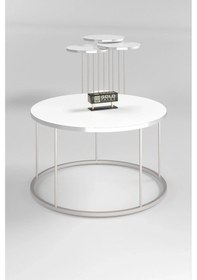 Resim Uslucan Alışveriş Orta Sehpa Ve Zigon Sehpa Terra Gümüş Beyaz Çok Renkli 