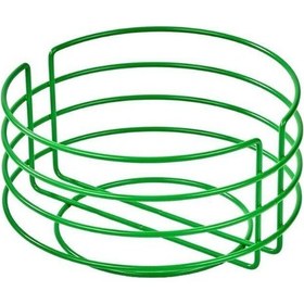 Resim Edora Home Yeşil Paslanmaz Yuvarlak Ekmek Sepeti Makrome - Çok Amaçlı Metal Yeşil 