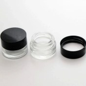 Resim D&B Boş Krem Kavanozu 5 ml (5 Adet) Boş Şeffaf Kutu 