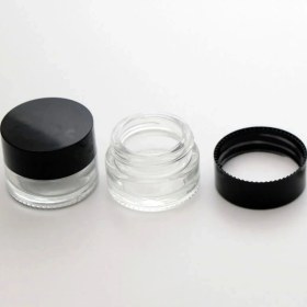 Resim D&B Boş Krem Kavanozu 5 ml (5 Adet) Boş Şeffaf Kutu 