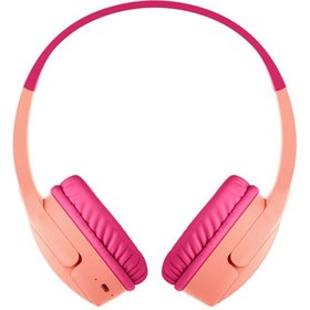 Resim Belkin AUD002 SoundForm Mini Kablosuz Kafaüstü Çocuk Kulaklık-Pembe 