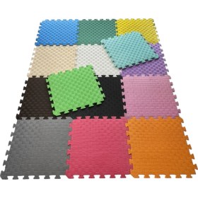 Resim 14'lü Renkli Tatami Minder Seti 50X50X1.3 cm | Çocuk ve Spor Alanları Için Uygun - 1 Elga 14'lü Renkli Tatami Minder Seti 50X50X1.3 cm | Eva Zemin Matı - Çocuk ve Spor Alanları Için Uygun 