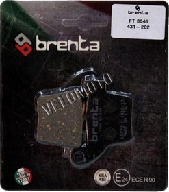 Resim Brenta 431-202 Honda Crf 450 X Uyumlu Arka Fren Balatası 