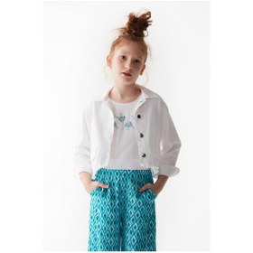 Resim Nk Kids Kız Ceket 24ynk36713 Beyaz 