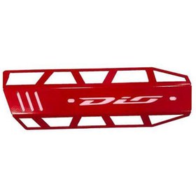 Resim HONDA DİO EGZOZ KORUMA DEMİRİ KIRMIZI TÜM MODELLERE UYUMLU 