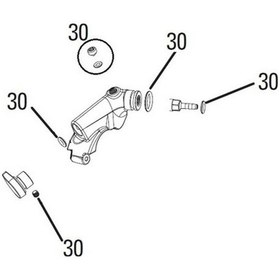 Resim Rockshox Xloc Servis Kiti 11.4315.019.000 Siyah - Kırmızı 