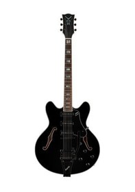 Resim Vox Bobcat S66b-bk Semi Hollow Body With Bigsby Elektro Gitar 