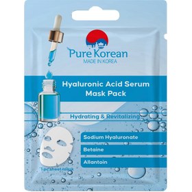 Resim Pure Korean Hyaluronic Acid Serum Yüz Maskesi 