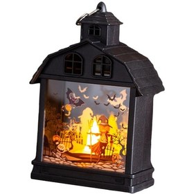 Resim Suntek Cadılar Bayramı Fenerleri Led Gece Işıkları Masa Ev 