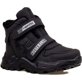 Resim M2s Siyah Erkek Çocuk Cırtlı Kauçuk Bot-siyah Siyah 