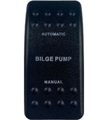 Resim Marin Switch 4P (On)-Off-On 12-24V Sintine Pompası 