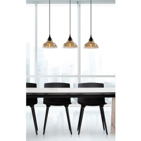 Resim Mylights Üçlü Sıralı Masa Üsütü Vintage Retro Rustik Sarkıt Avi 