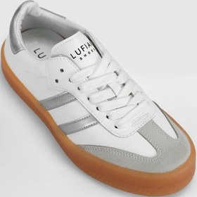 Resim Lufian Stella Beyaz Kadın Hakiki Deri Spor Ayakkabı Beyaz 