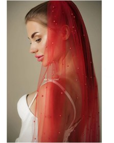 Resim bbays new trend Gelin Duvağı,gelinlik Aksesuarı Nikah ,incili Gelin Duvak 1,5 Mt Tokalı Gelin İncili Duvak, 1,5 mt 