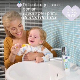 Resim Chicco Diş Fırçası Seti 6+ Ay Blue 