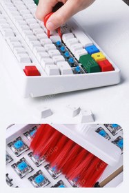 Resim TRİPULAM AirPods & Klavye Temizleme Fırçası – Çok Amaçlı Mini Temizleyici, Kulaklık, Laptop ve Klavye 