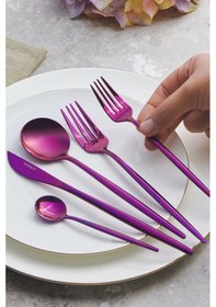 Resim Karaca Orion 30 Parça 6 Kişilik Çatal Kaşık Bıçak Takımı Purple 