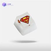 Resim New Keycaps Superman Esc Mekanik Klavye Tuşu Artisan Keycaps 