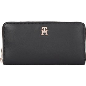Resim Tommy Hilfiger Tommy Hılfıger Kadın Cüzdan Aw0aw16592-bds Siyah 