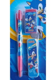 Resim Sonic Kırtasiye Seti Versatil Kalem + Silgi + Uç 582456 Çok Renkli 