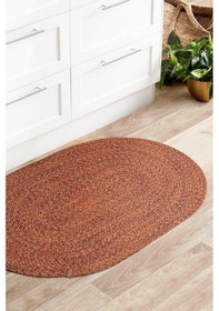 Resim Cesta El Yapımı Örgü Kiremit Kilim 80x120 4033 Kiremit 