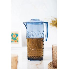 Resim Akrilik Magic 2,3 Lt Lacivert Sürahi ( Cam Değildir !!! ) 