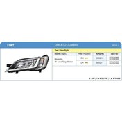 Resim Ayfar-505210 - Far Sağ Motorlu Ducato 14 / Boxer 14 / Jumper 