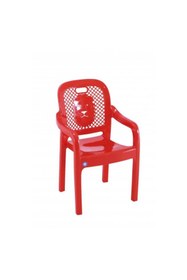 Resim Sağlam Plastik Mandella Rubi Çocuk Koltuğu Kırmızı 