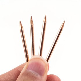 Resim 2 adet elektrot uçları spot kaynak için 18650 lityum piller için, karmaşık projeler için ideal. 
