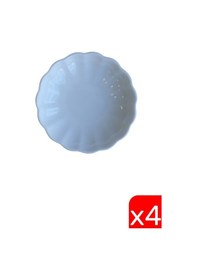 Resim Kütahya Porselen Bone Luz Krem Kase 8cm 4 Lü Bnlzf08ks00 krem 