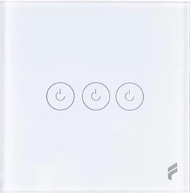 Resim Akıllı Duvar Anahtarı - Dokunmatik, Üçlü Ve Wi-fi S1n3g 