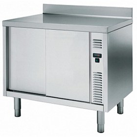 Resim Electrolux Professional Sıcaklık Dolabı 1 Ara Raf Ve 2 Kayar Kapılı 100 MM Sırtlı (4 Ayaklı) - 1200 MM TC1210EN 